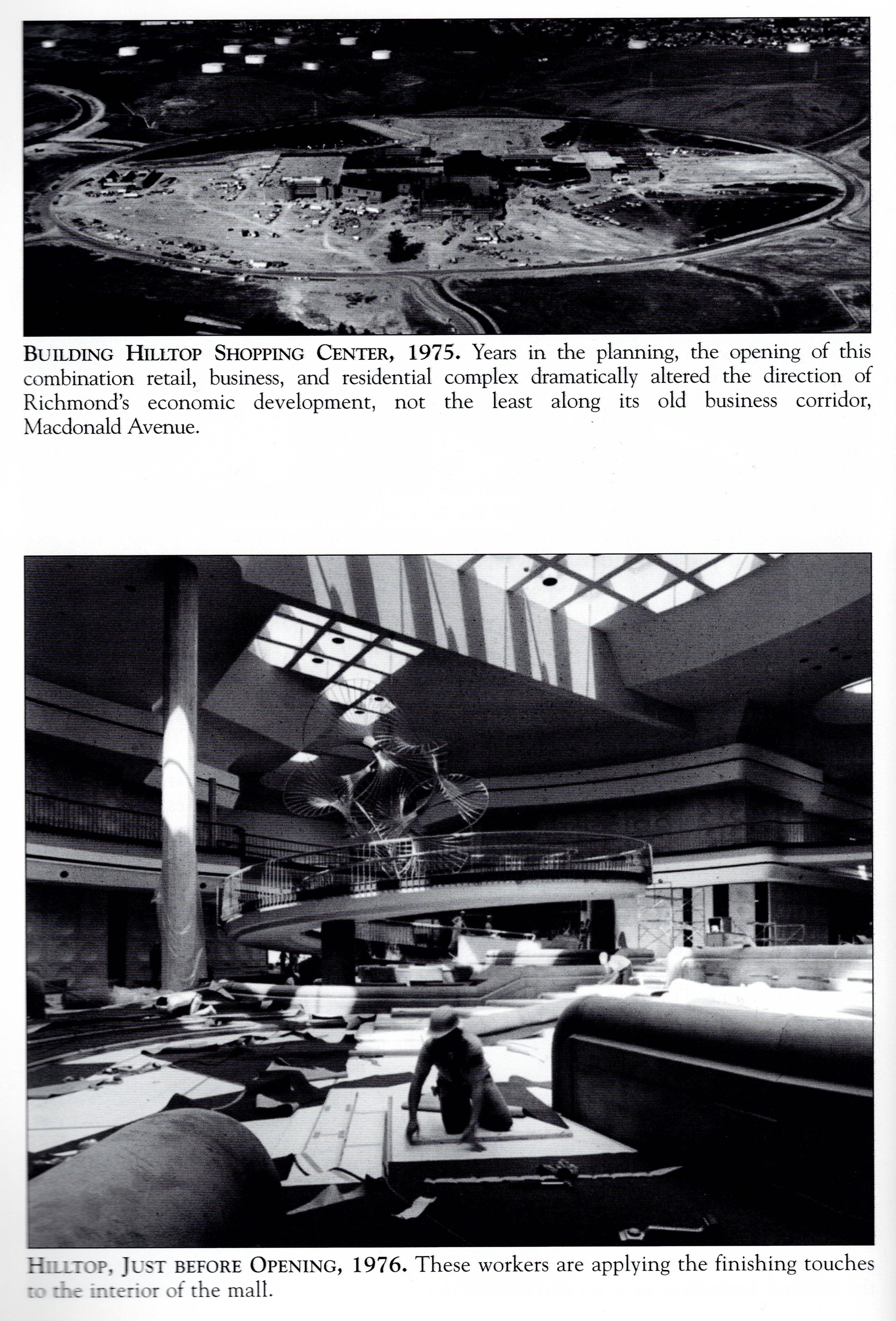 Hilltop Mall, built as part of Richmond's postwar suburbanization.